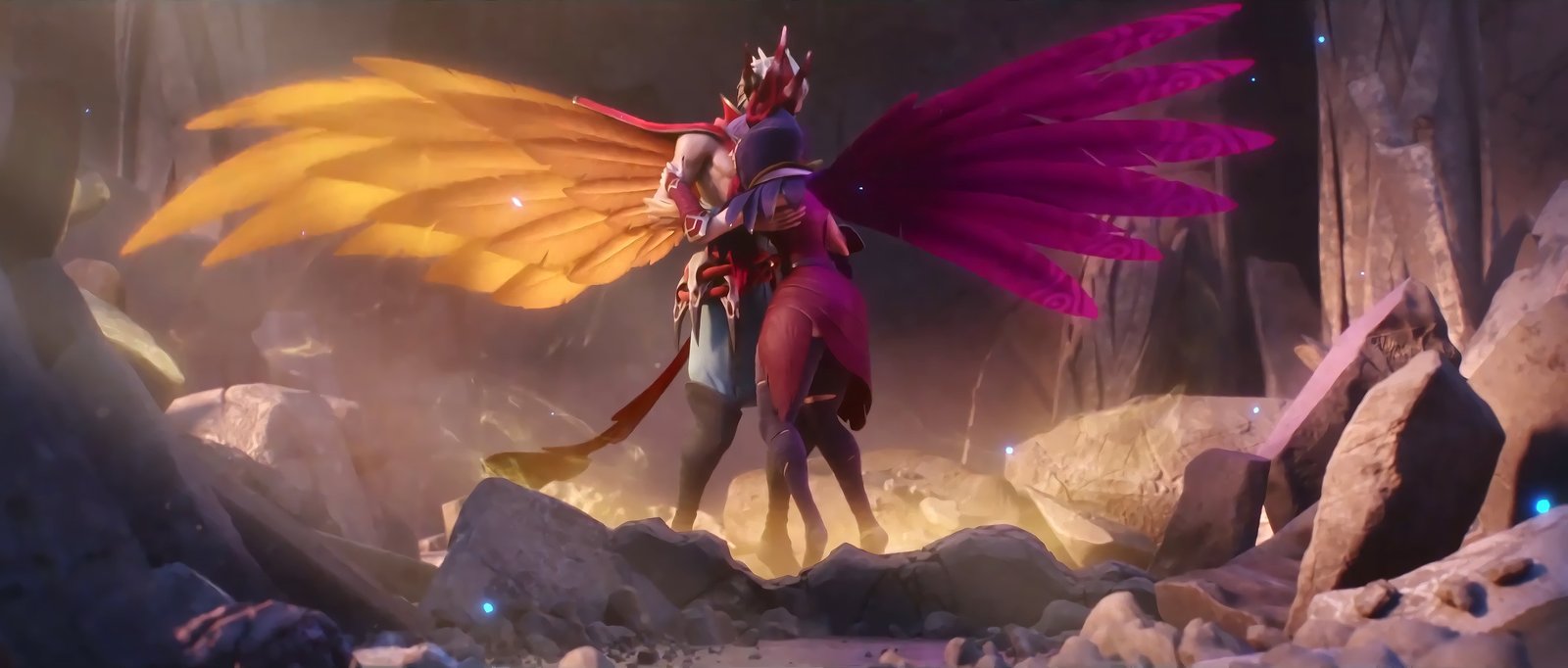 Xayah and Rakan Wild Magic - Xayah& Rakan (11) HD Wallpaper Artwork League of Legends lol
