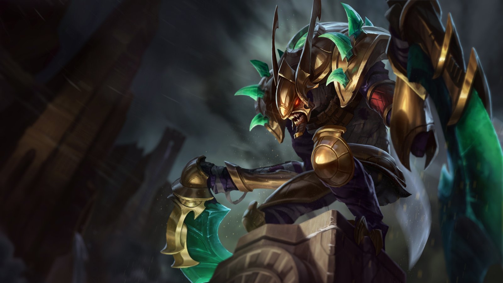 Guardian of the Sands Kha'Zix Splash Art 4k HD Wallpaper Official Artwork League of Legends lol