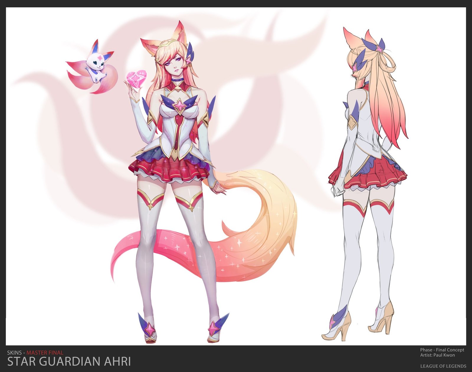 Star Guardian Ahri Concept Final Wallpapers Fan Arts League Of