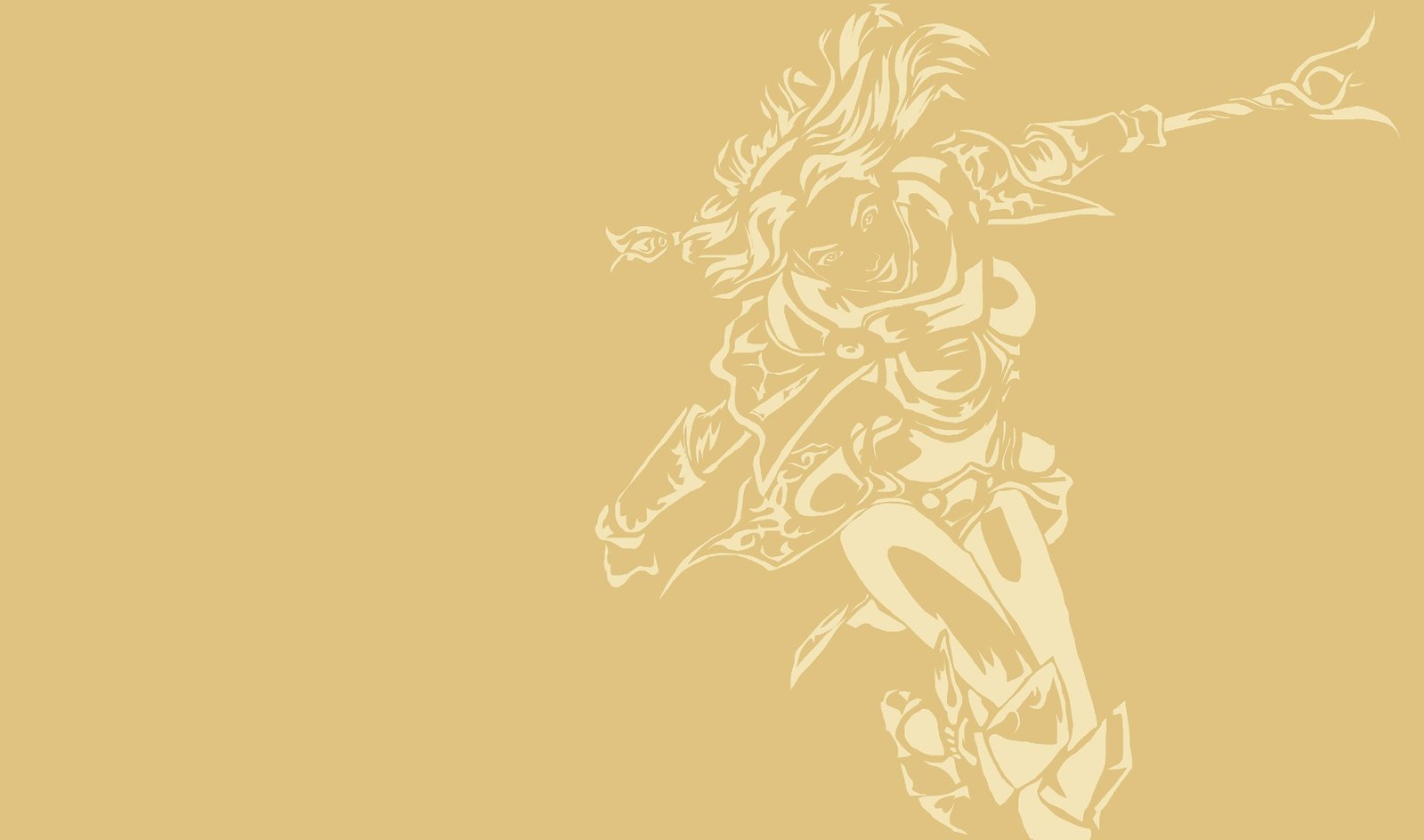 Lux Minimalistic by Light-linx HD Wallpaper Fan Art Artwork League of Legends lol