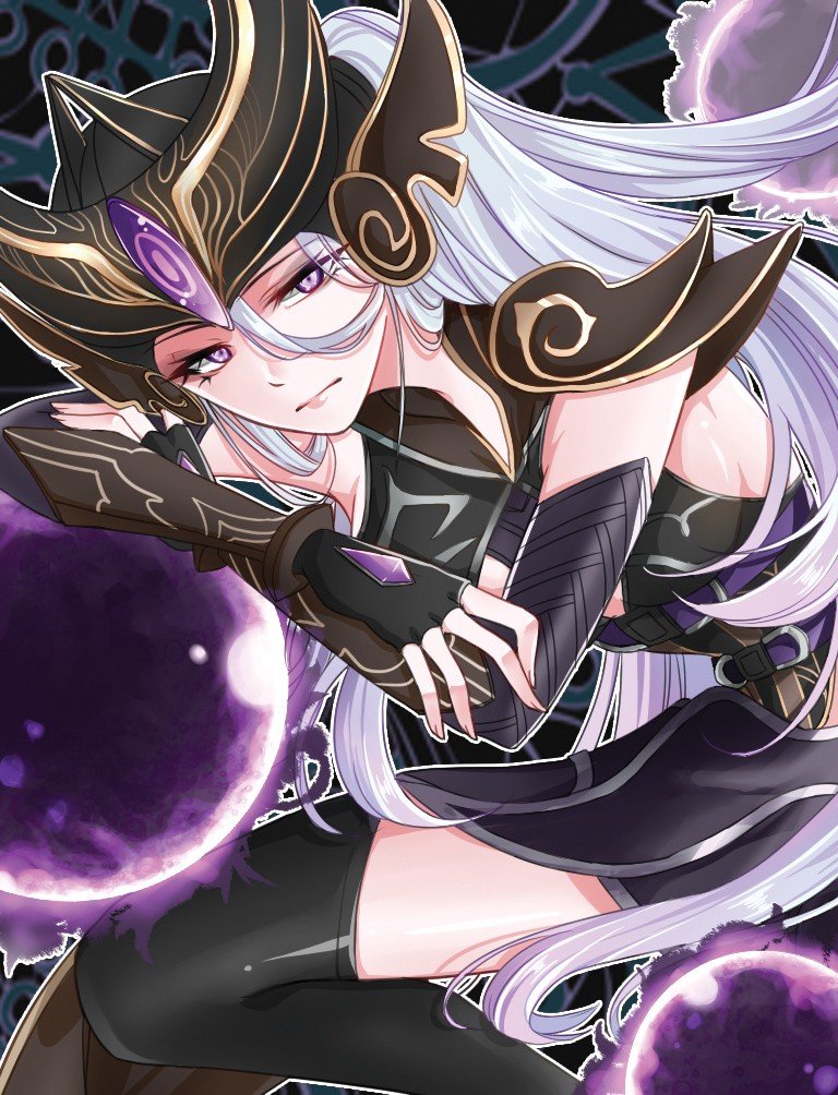 Syndra by Bery HD Wallpaper Fan Art Artwork League of Legends lol