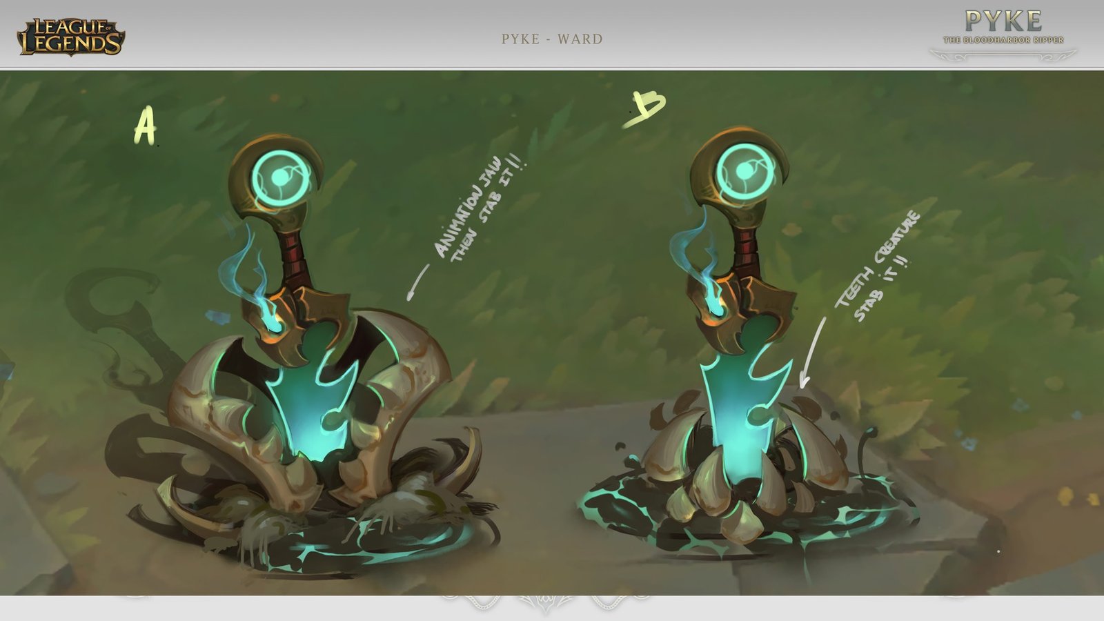Pyke Ward Concept (3) HD Wallpaper Background Official Art Artwork League of Legends lol