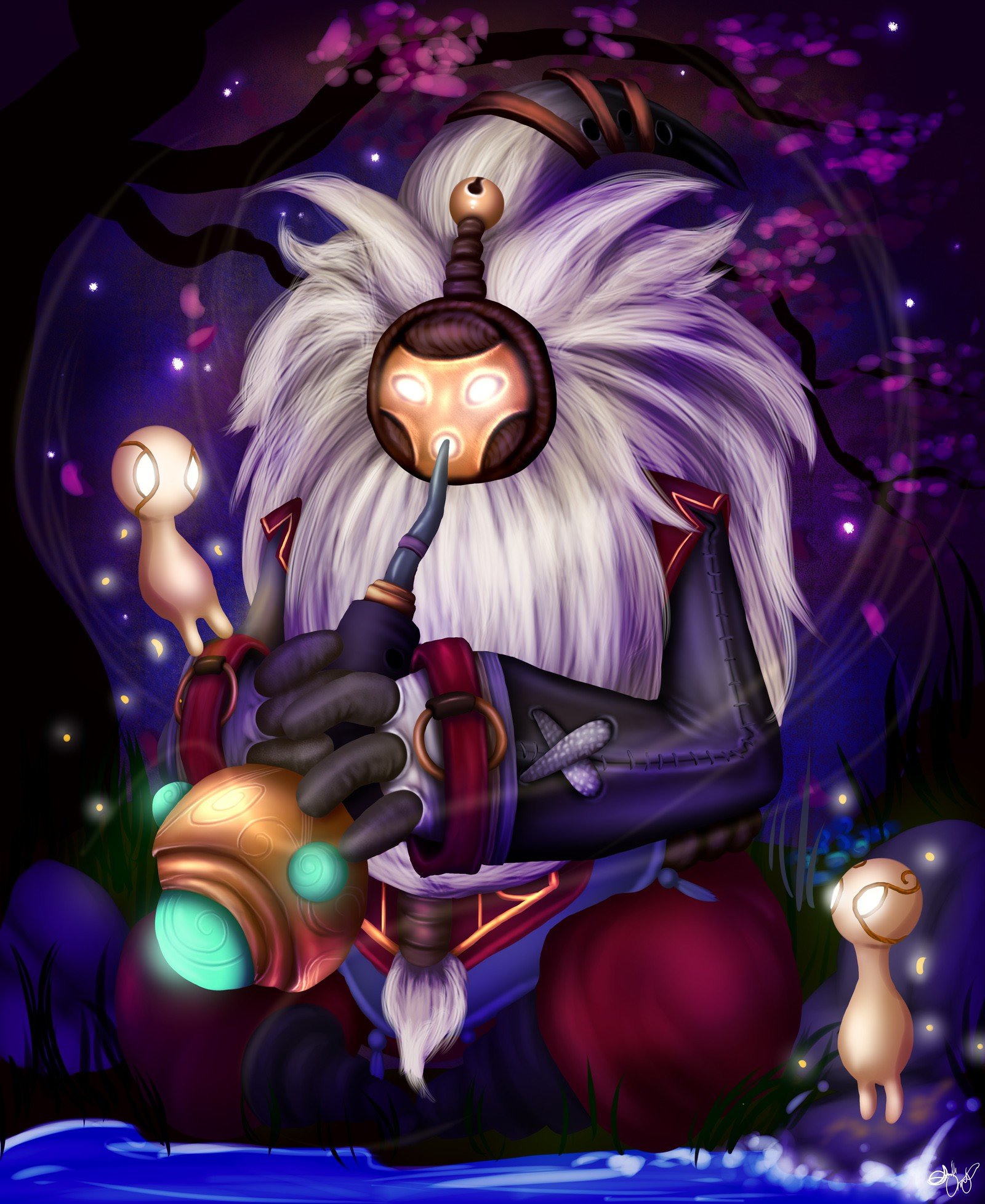 Bard by DevilAii HD Wallpaper Artwork Fan Art League of Legends lol