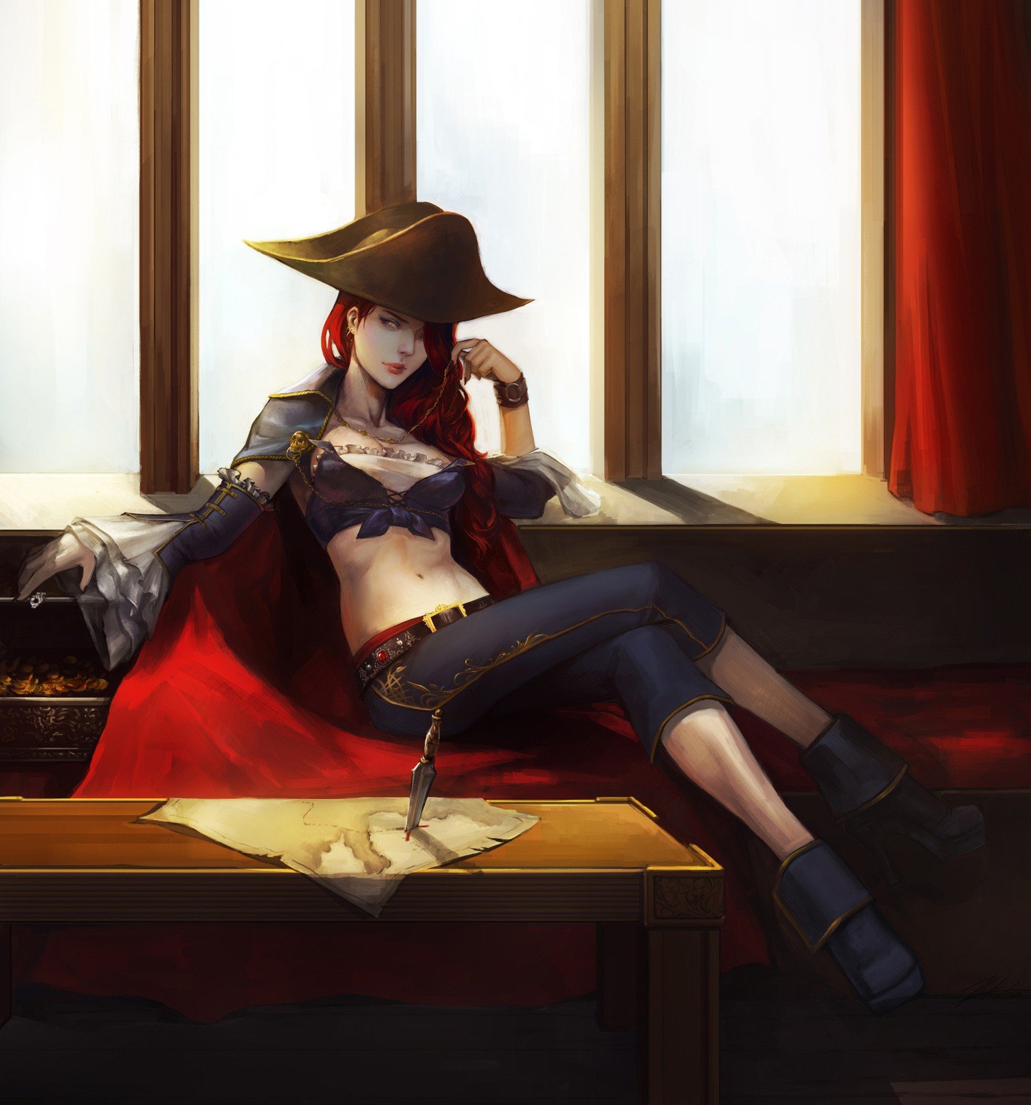 Miss Fortune by noa HD Wallpaper Fan Art Artwork League of Legends lol