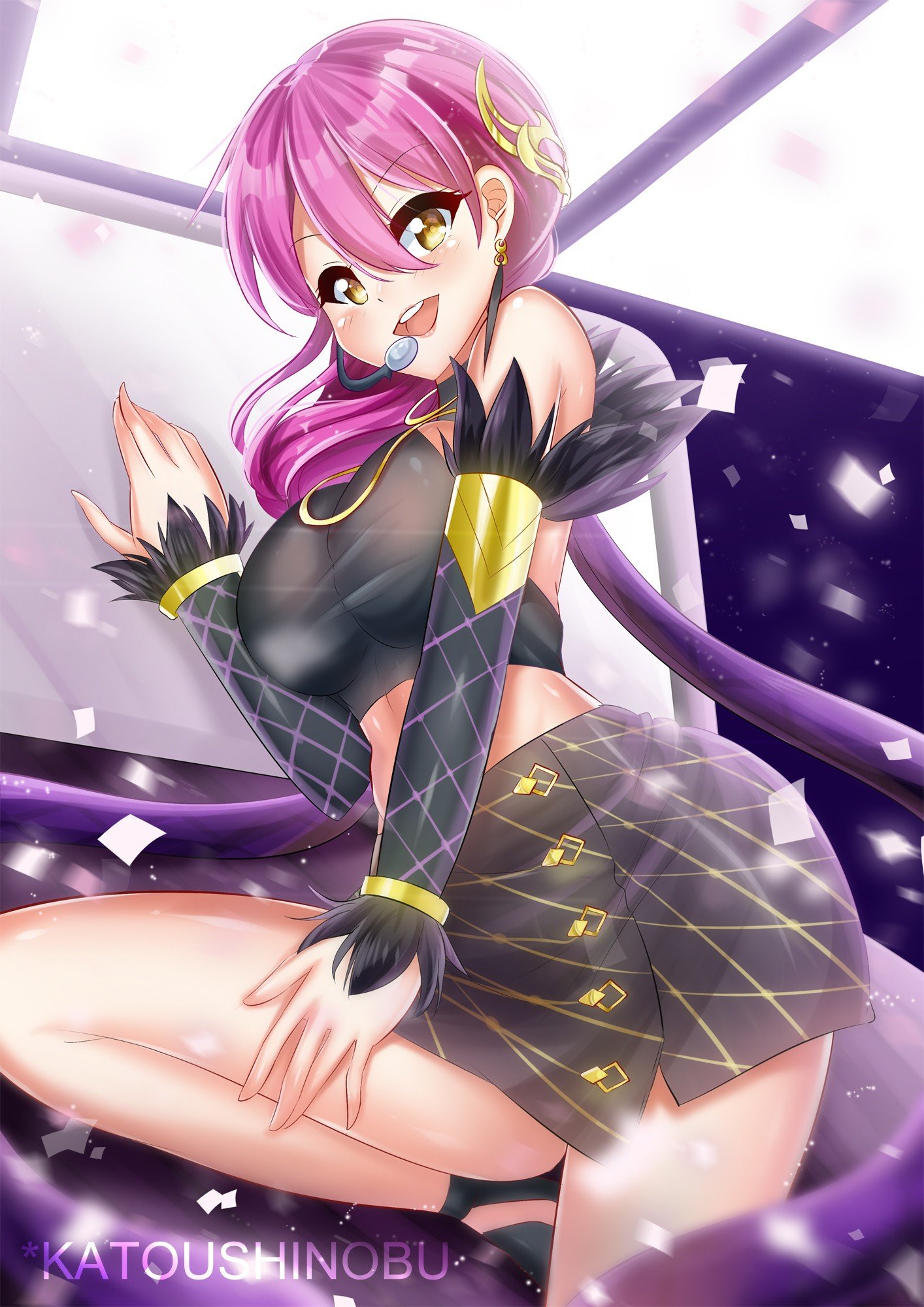 K/DA Evelynn by KatouShinobu HD Wallpaper Background Fan Art Artwork League of Legends lol