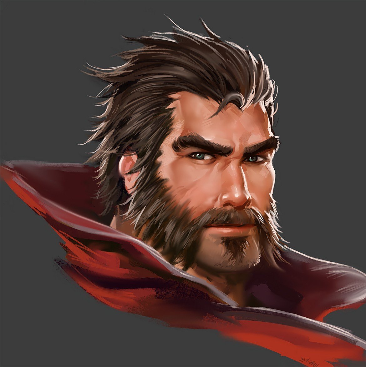 Graves Portrait by yy6242 (4) HD Wallpaper Fan Art Artwork League of Legends lol