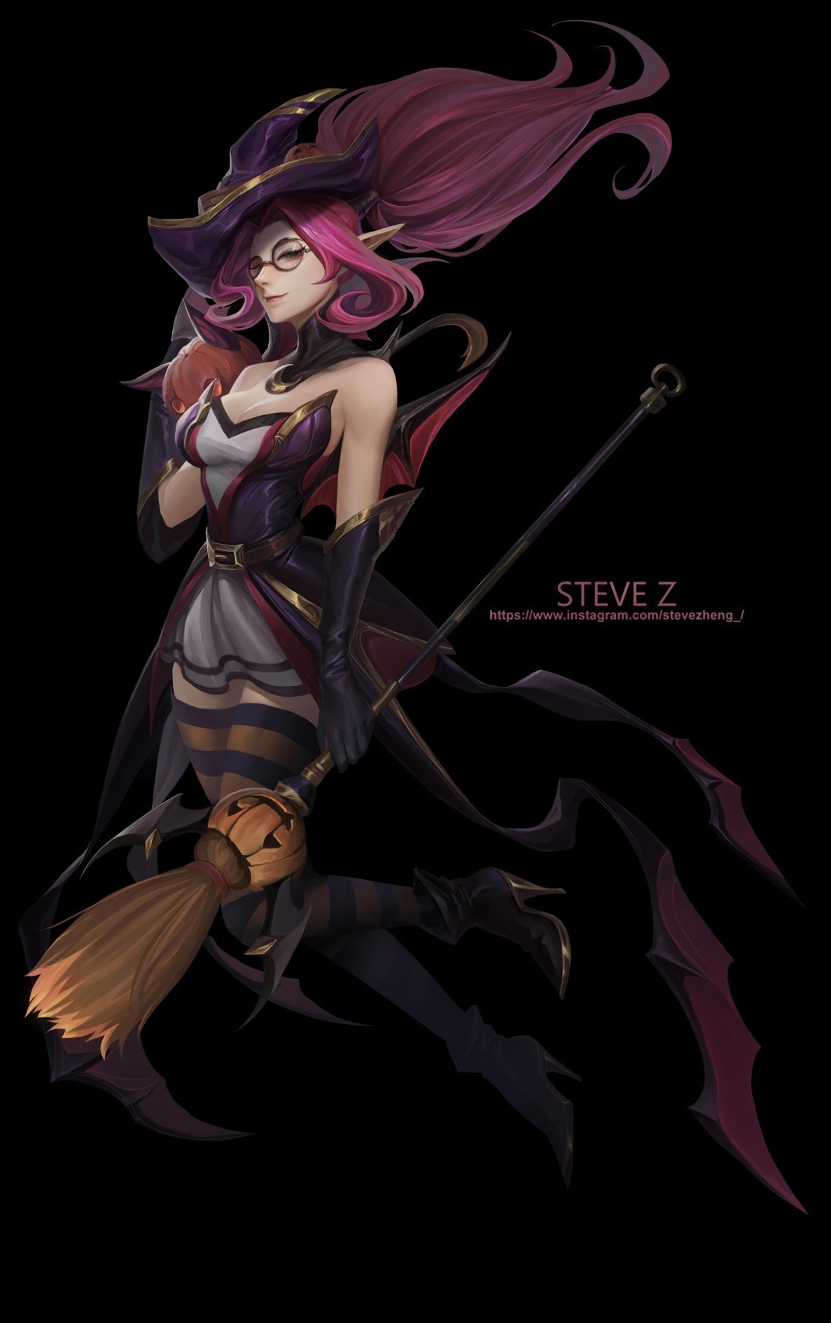 Bewitching Janna by Steve Zheng HD Wallpaper Background Fan Art Artwork League of Legends lol