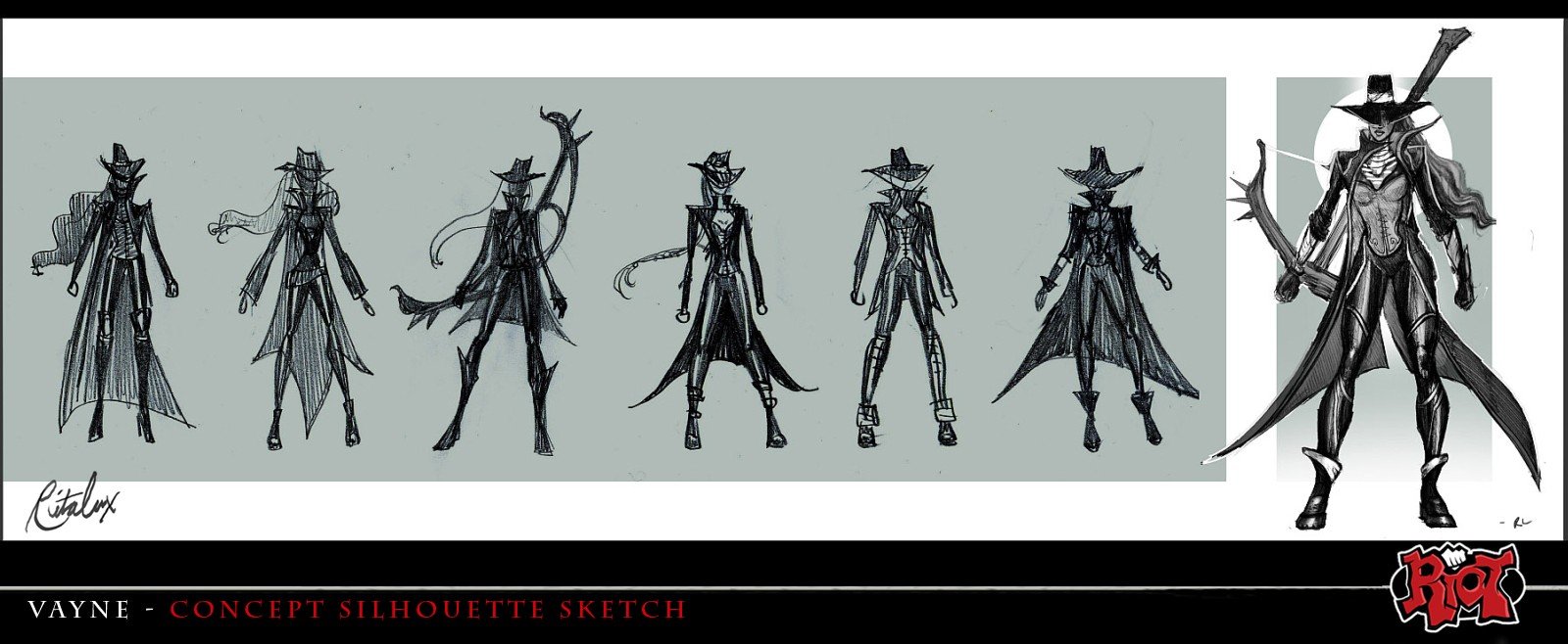 Vayne Initial Concept League of Legends Artwork Wallpaper lol