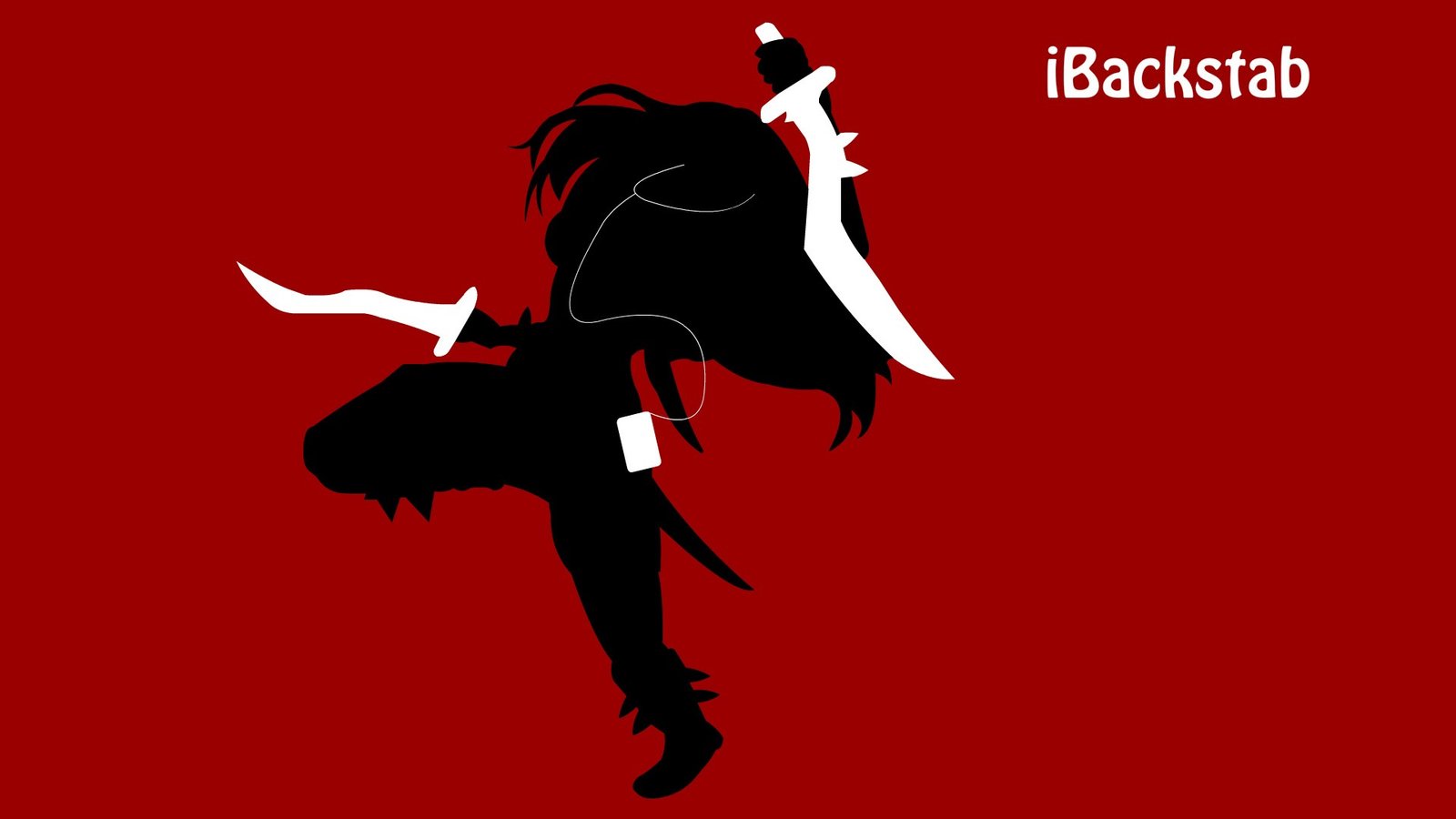ipod Katarina Minimalistic by Quiet-Lamp HD Wallpaper Fan Art Artwork League of Legends lol