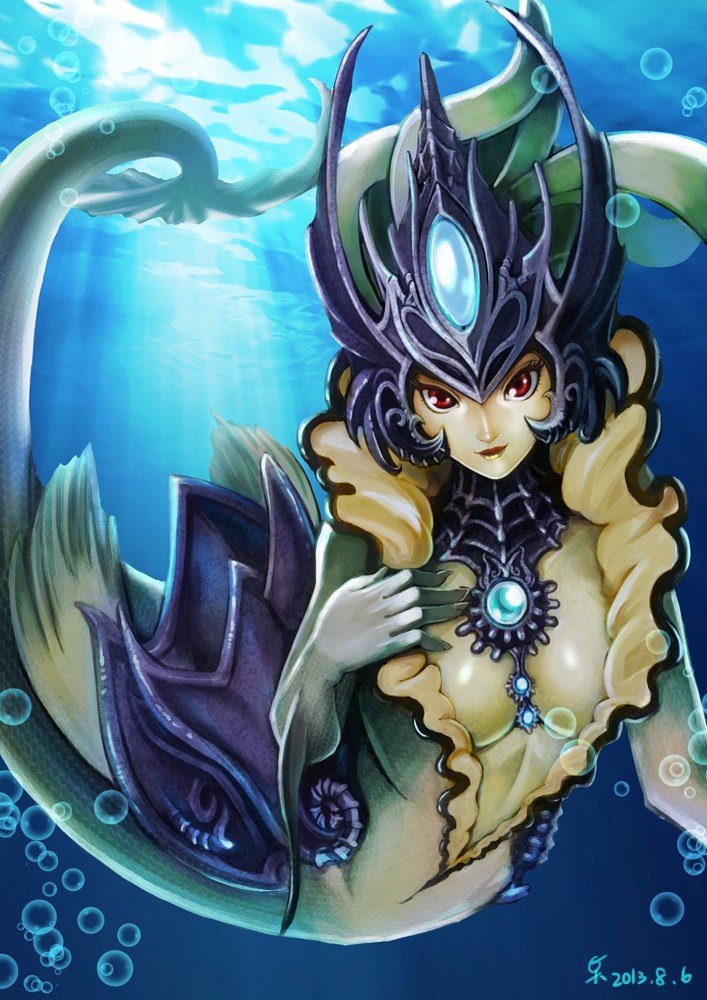Nami by 點點 HD Wallpaper Fan Artwork League of Legends lol (2)