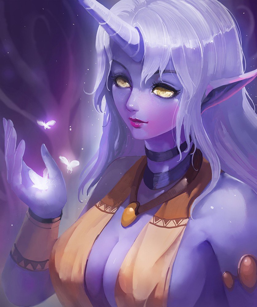 Soraka by 風の行者 HD Wallpaper Fan Art Artwork League of Legends lol