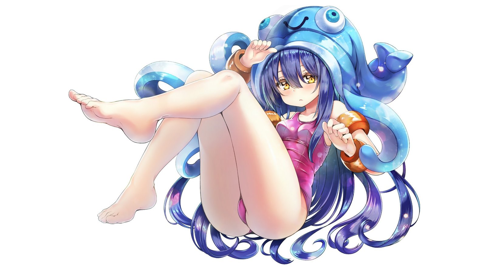 Pool Party Lulu by 有栖川琴音 HD Wallpaper Background Fan Art Artwork League of Legends lol