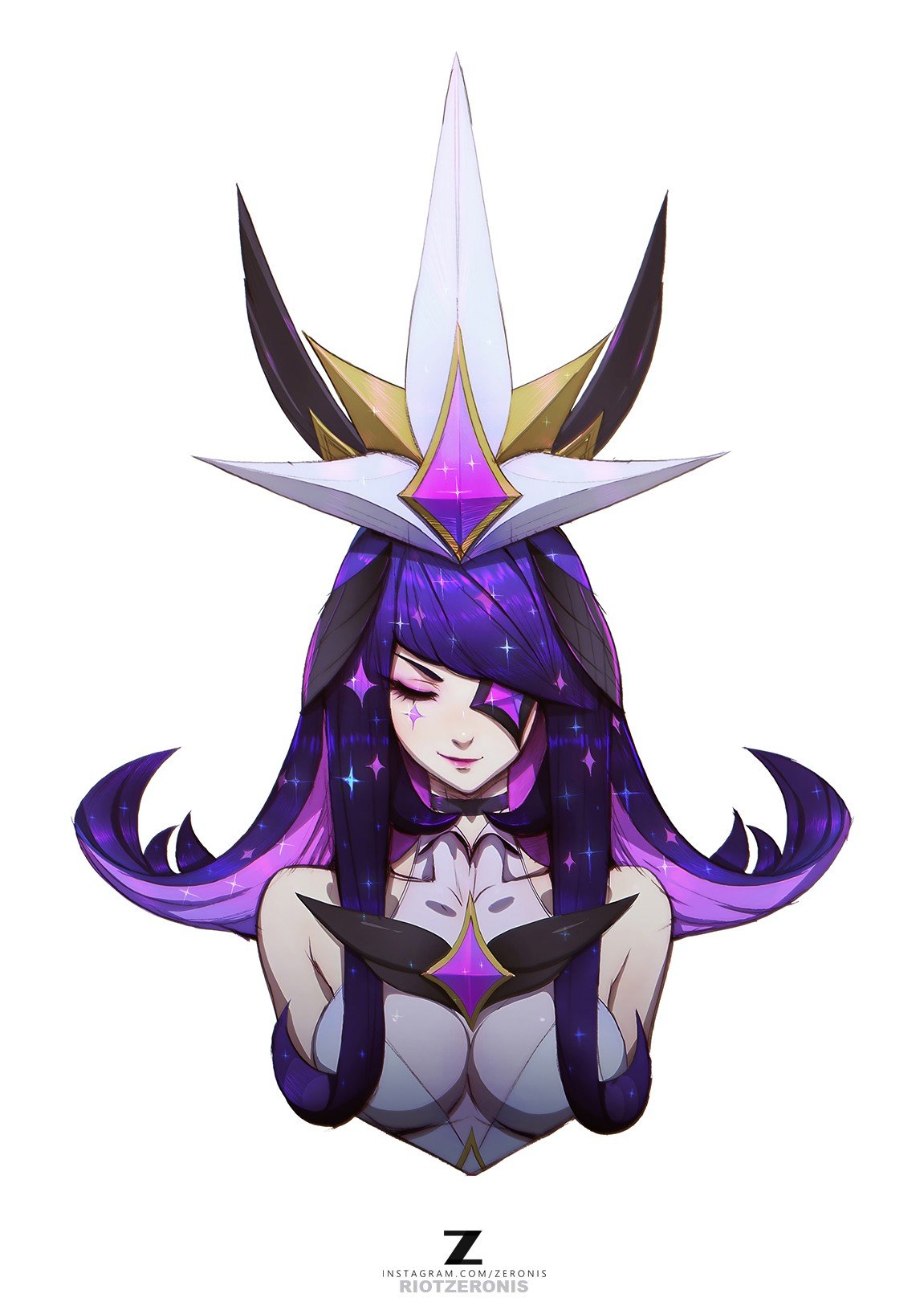 Star Guardian Syndra Concept (Final) by zeronis HD Wallpaper Background Official Art Artwork League of Legends lol (2)