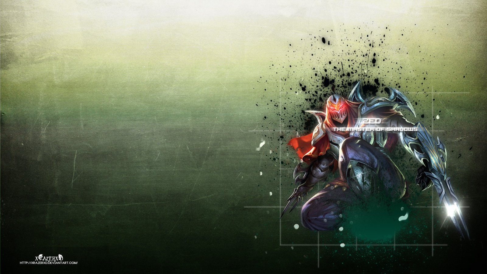 Zed by xRazerxD HD Wallpaper Fan Art Artwork League of Legends lol