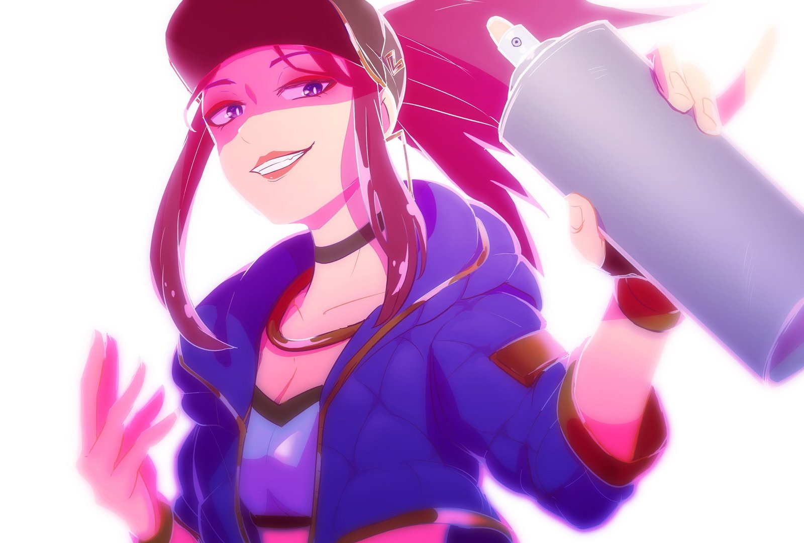 K/DA Akali by きすけ たむたむ HD Wallpaper Background Fan Art Artwork League of Legends lol