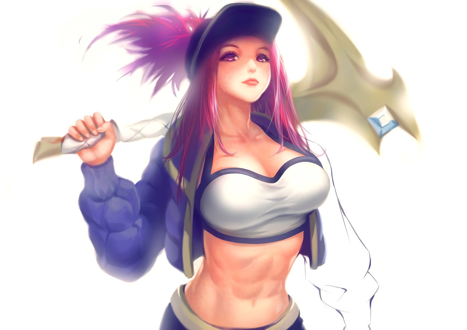 K/DA Akali by Evan Liu HD Wallpaper Background Fan Art Artwork League of Legends lol