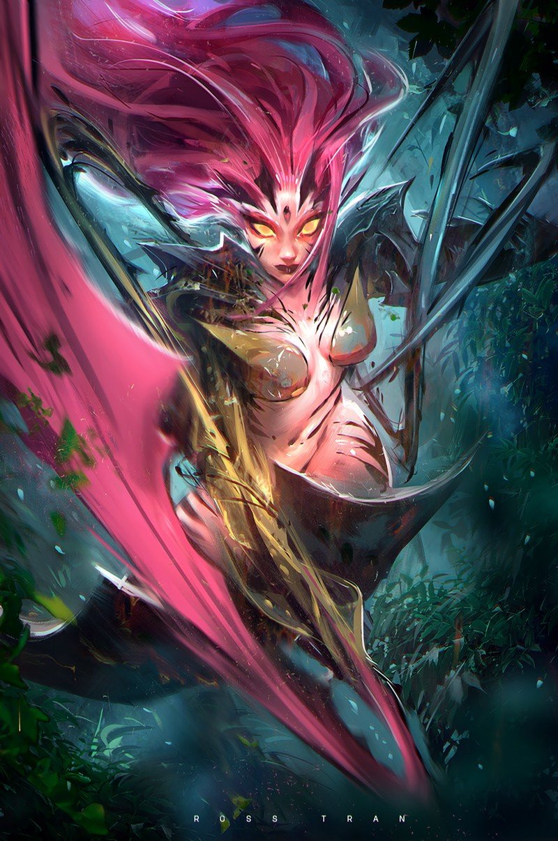 Zyra by rossdraws HD Wallpaper Fan Art Artwork League of Legends lol