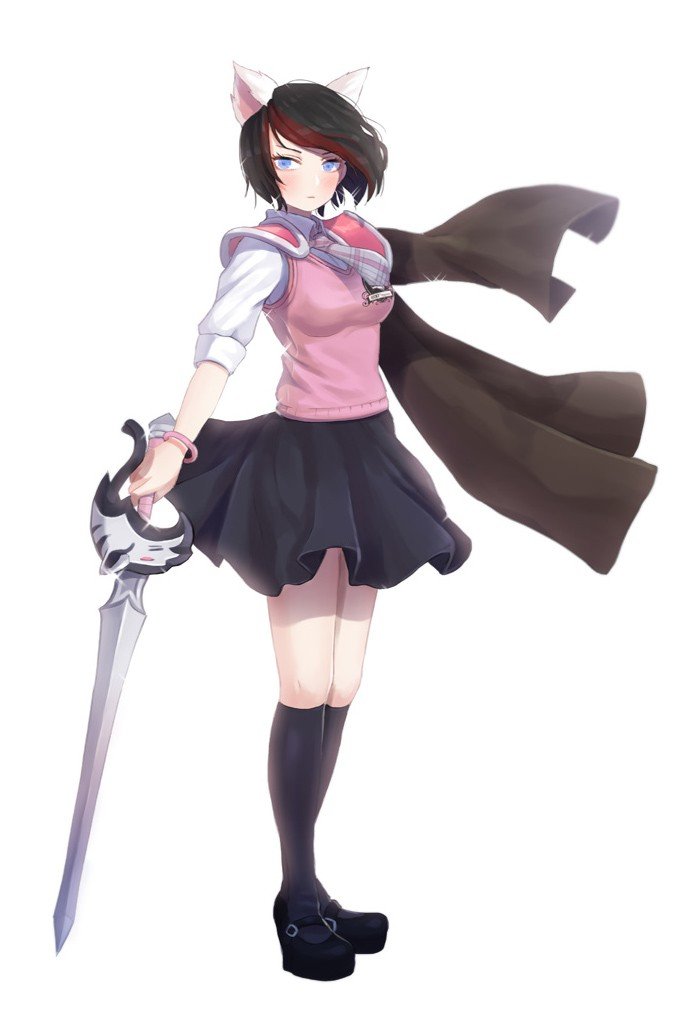 School Girl Fiora (Academy) by Dohwa HD Wallpaper Fan Art Artwork League of Legends lol (2)