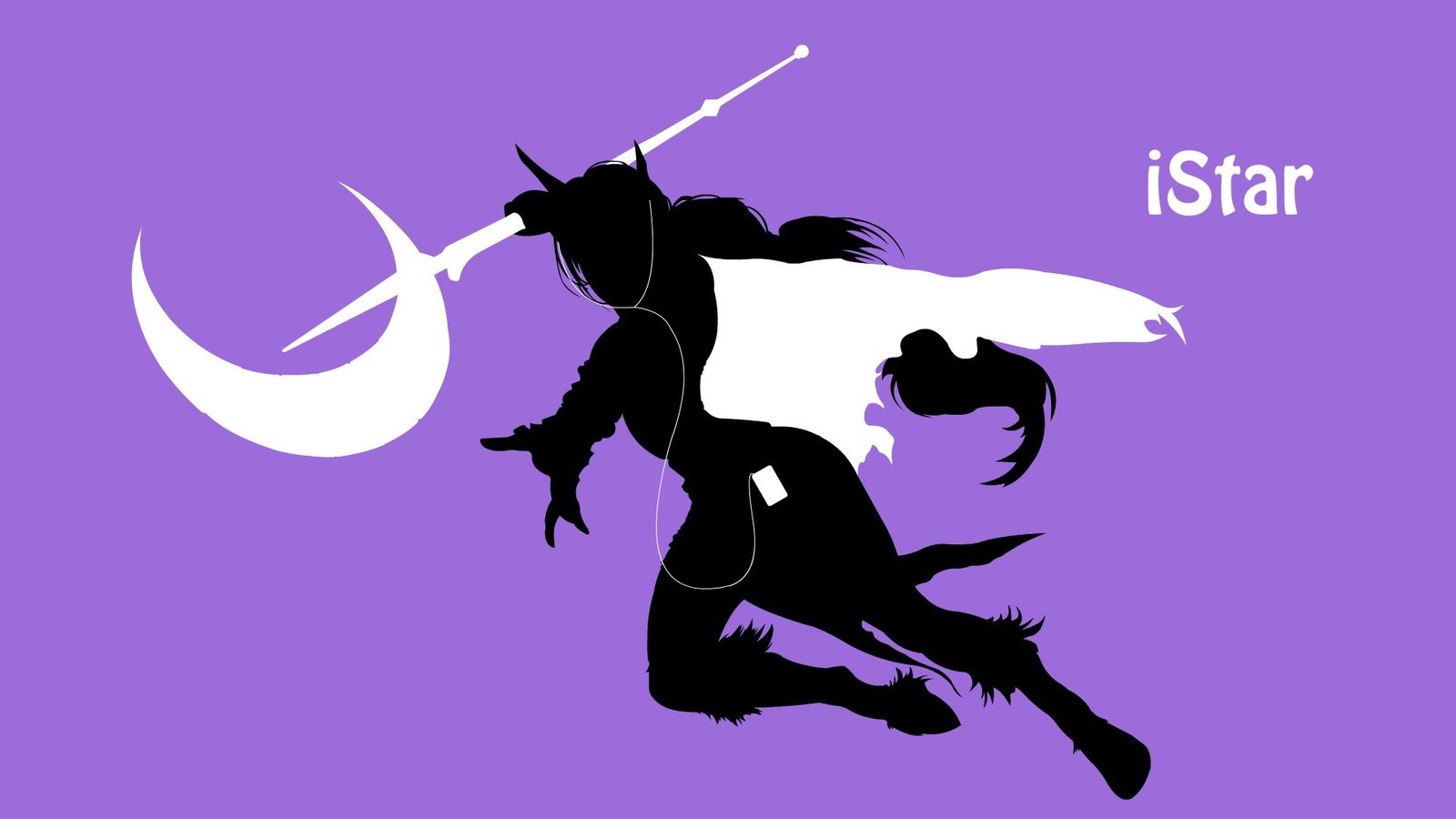 ipod Soraka Minimalistic by Quiet-Lamp HD Wallpaper Fan Art Artwork League of Legends lol