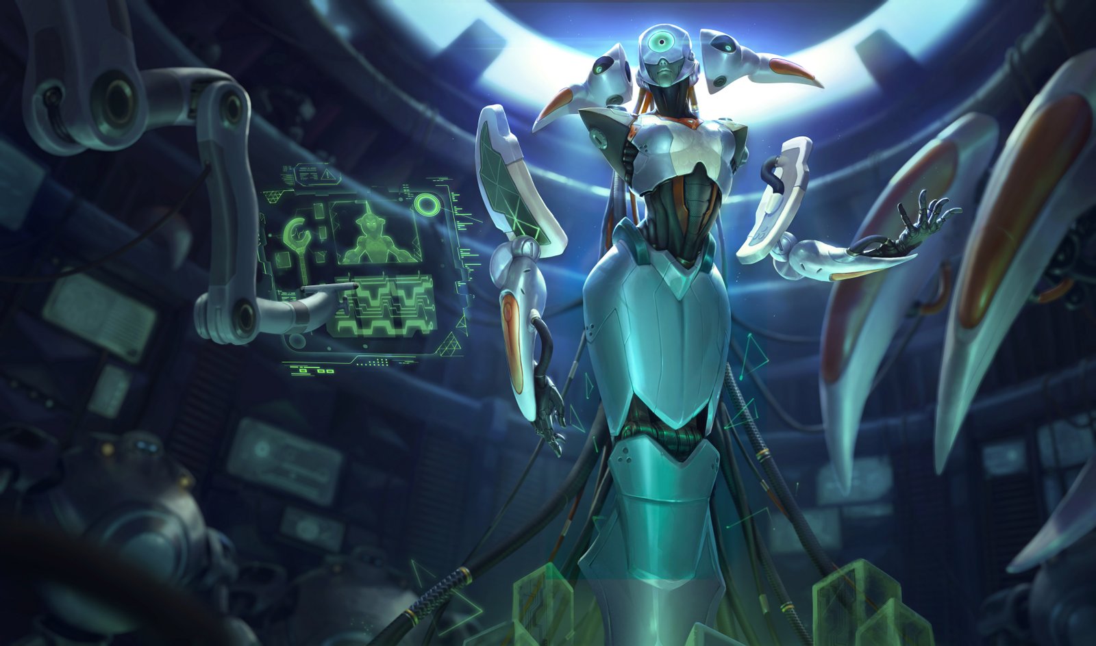 Program Lissandra Splash Art HD 4k 6k Wallpaper Background Official Art Artwork League of Legends lol