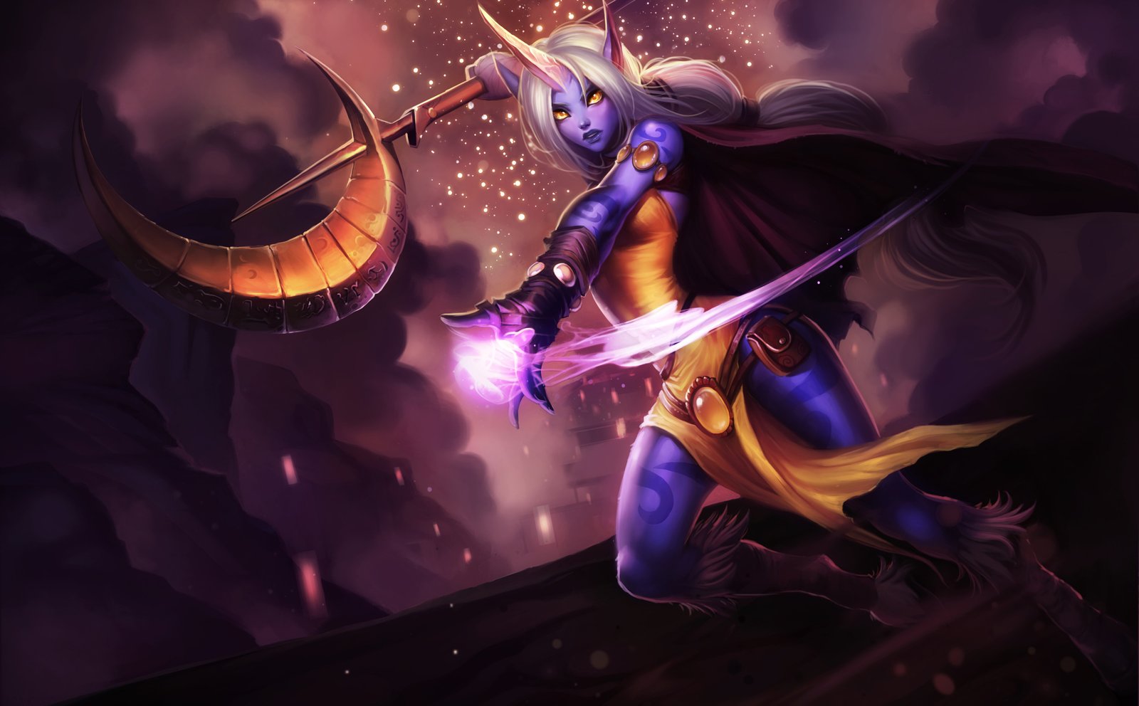 Classic Soraka Splash Art 4k HD Wallpaper Official Artwork League of Legends lol