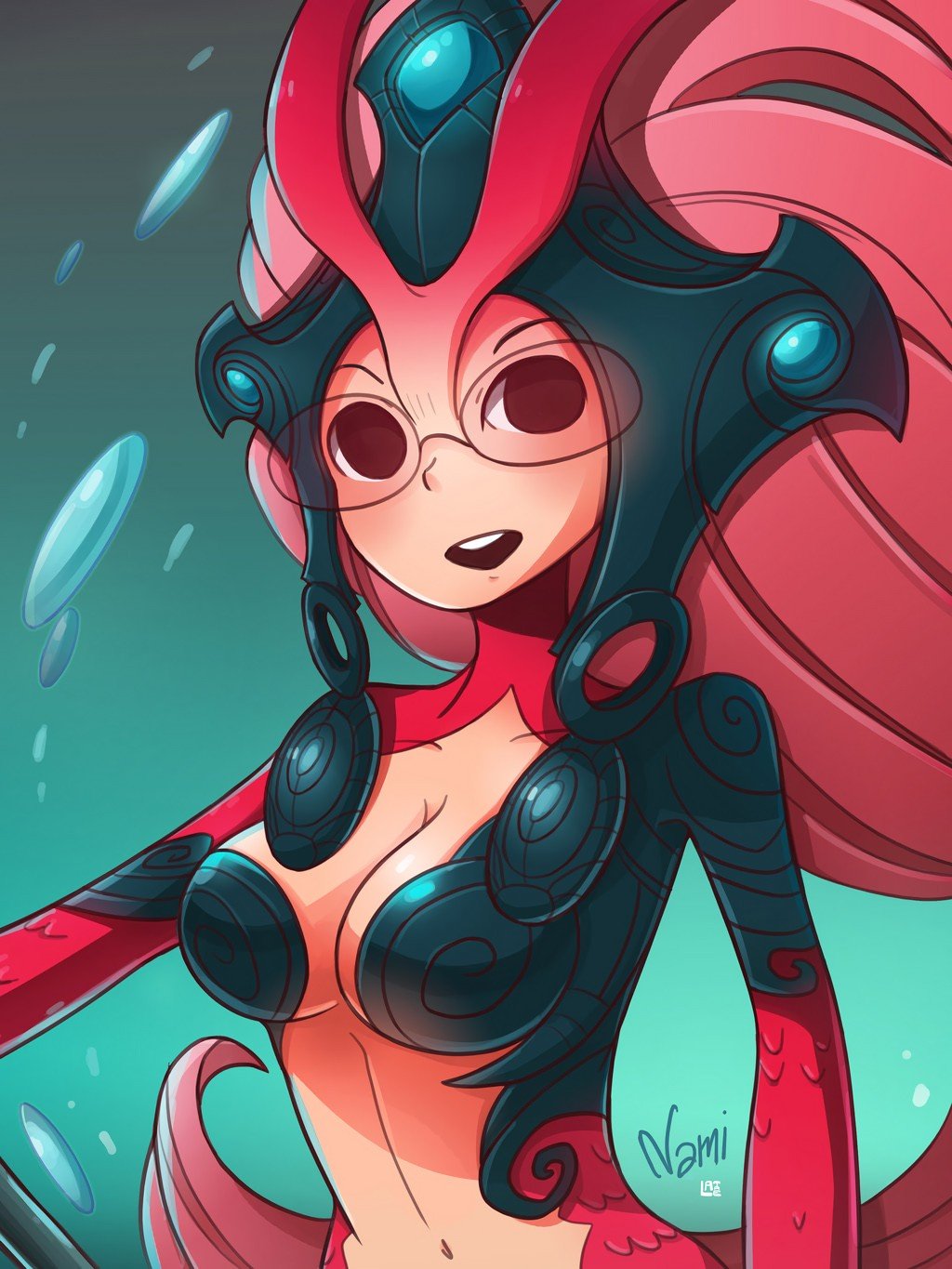 Koi Nami by LataeDelan HD Wallpaper Fan Artwork League of Legends lol