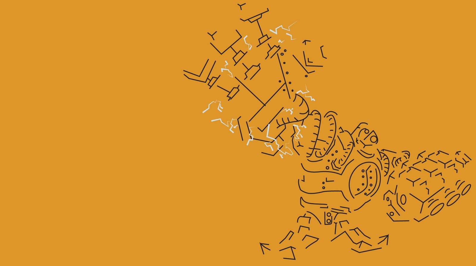 Blitzcrank Minimalistic by Sovietpancake HD Wallpaper Artwork Fan Art League of Legends lol