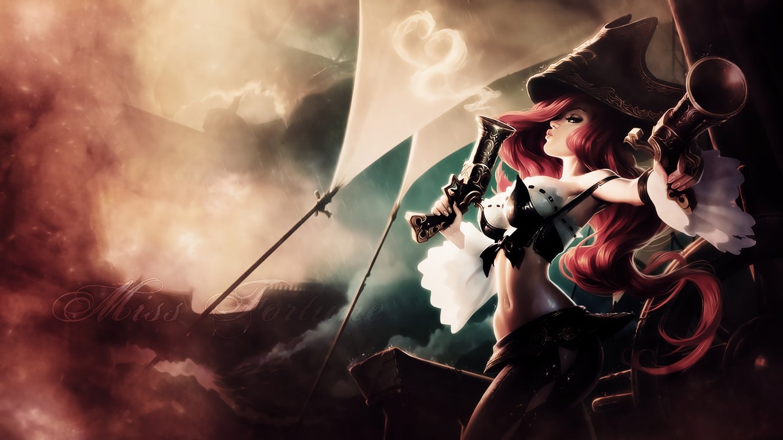 Miss Fortune by iamsointense HD Wallpaper Fan Art Artwork League of Legends lol