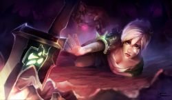 Sion Vs Riven by Yourbest HD Wallpaper Fan Art Artwork League of Legends lol