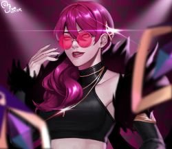 K/DA Evelynn by TOE _egg HD Wallpaper Background Fan Art Artwork League of Legends lol