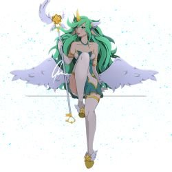 Star Guardian Soraka by MiniLarva HD Wallpaper Background Fan Art Artwork League of Legends lol
