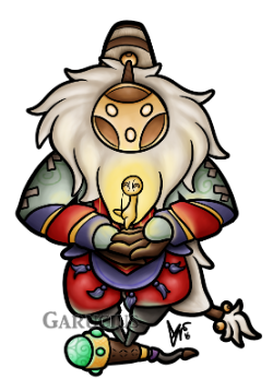 Chibi Bard by Garucius HD Wallpaper Artwork Fan Art League of Legends lol (2)