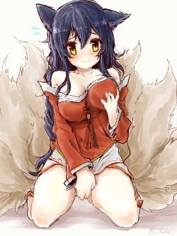 Sexy Ahri by furan (4) League of Legends Fan Art Artwork Wallpaper lol
