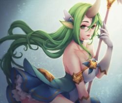 Star Guardian Soraka by 禁 HD Wallpaper Background Fan Art Artwork League of Legends lol