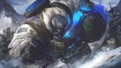 Arctic Ops Gragas Splash Art HD 4k Wallpaper Background Official Art Artwork League of Legends lol