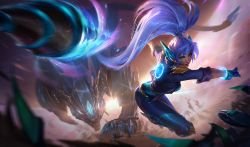 Super Galaxy Nidalee Splash Art HD 4k 6k Wallpaper Background Official Art Artwork League of Legends lol