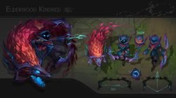 Elderwood Kindred (Skin Concept) by VegaColors (2) HD Wallpaper Fan Art Artwork League of Legends lol