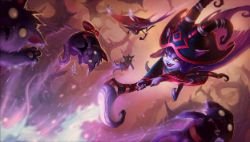 Wicked Lulu Splash Art HD 4k Wallpaper Background Official Art Artwork League of Legends lol