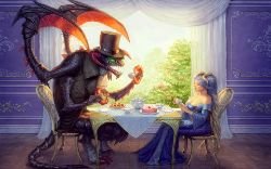 Cho’Gath and Sona tea drinking