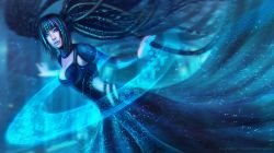 Cyber Sona (Skin Concept) by MagicnaAnavi HD Wallpaper Fan Art Artwork League of Legends lol