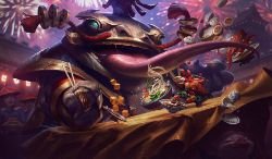 Coin Emperor Tahm Kench Splash Art HD Wallpaper Background Official Art Artwork League of Legends lol