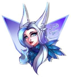 SSG Xayah by LunaWally HD Wallpaper Background Fan Art Artwork League of Legends lol
