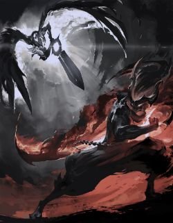 Dawnbringer Riven & Nightbringer Yasuo Comic (10) HD WallpaperOfficial Art League of Legends