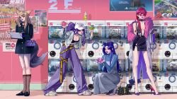 K/DA Akali, Ahri, Evelynn & Kai'Sa by Lesoleil05kg BARD HD Wallpaper Background Fan Art Artwork League of Legends lol