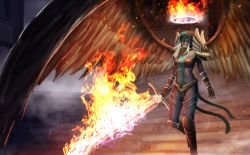 Judgment Kayle by Youngsta1 HD Wallpaper Fan Art Artwork League of Legends lol