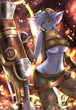 Sexy Tristana by TorahimeMaxi HD Wallpaper Fan Art Artwork League of Legends lol