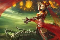 Cassiopeia (Skin Concept) by Tsabo6 HD Wallpaper Fan Art Artwork League of Legends lol