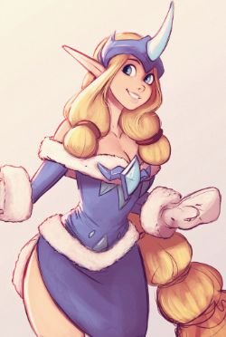 Winter Wonder Soraka by Raichiyo33 HD Wallpaper Background Fan Art Artwork League of Legends lol