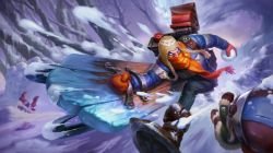 Snow Day Singed Splash Art 4k HD Wallpaper Official Artwork League of Legends lol