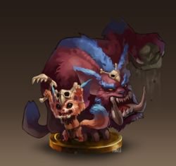 Gnar by Hozure HD Wallpaper Fan Art Artwork League of Legends lol